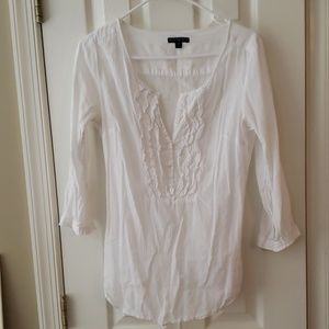 White peasant style blouse